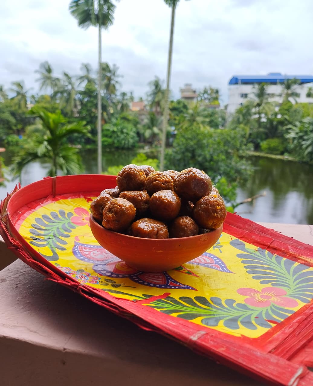 MonBangla Special Home made Gur er Narkel Naru/Coconut Laddu with Jaggery -400 G (200GX2) │Authentic & Fresh│