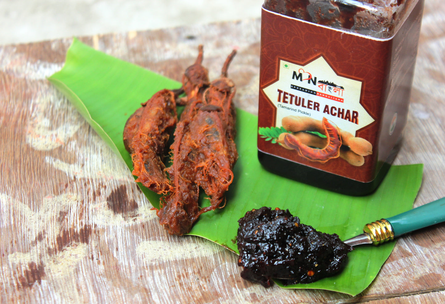 MonBangla Authentic Bengali Homemade Achar Combo - MonBangla Tetul Achar-Double Pack (200GX2)