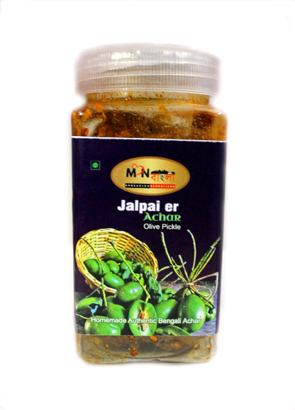 MonBangla Authentic Bengali Homemade Achar Combo (MonBangla Jalpai Achar-Double Pack (200GX2)