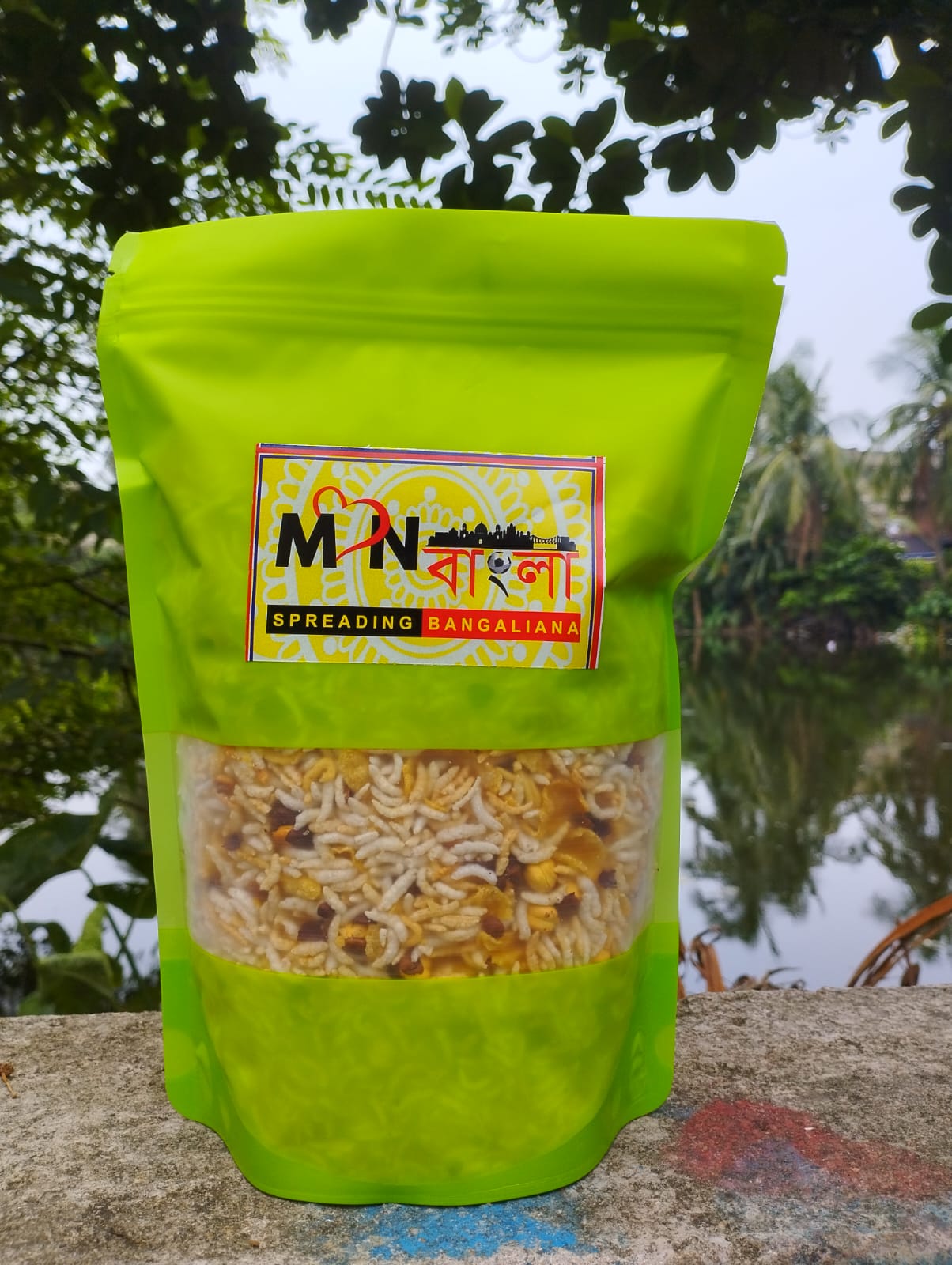 MonBangla Premium Chalbhaja – Authentic Bengali Crispy Rice Snack-250GX2