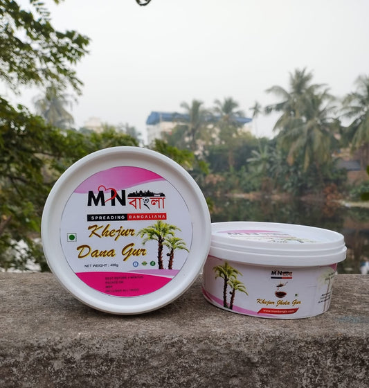 MonBangla Pure Dana Nolen Gur (Date Palm Jaggery) - 800G (400GX 2) │Saver combo│ Pack of 2
