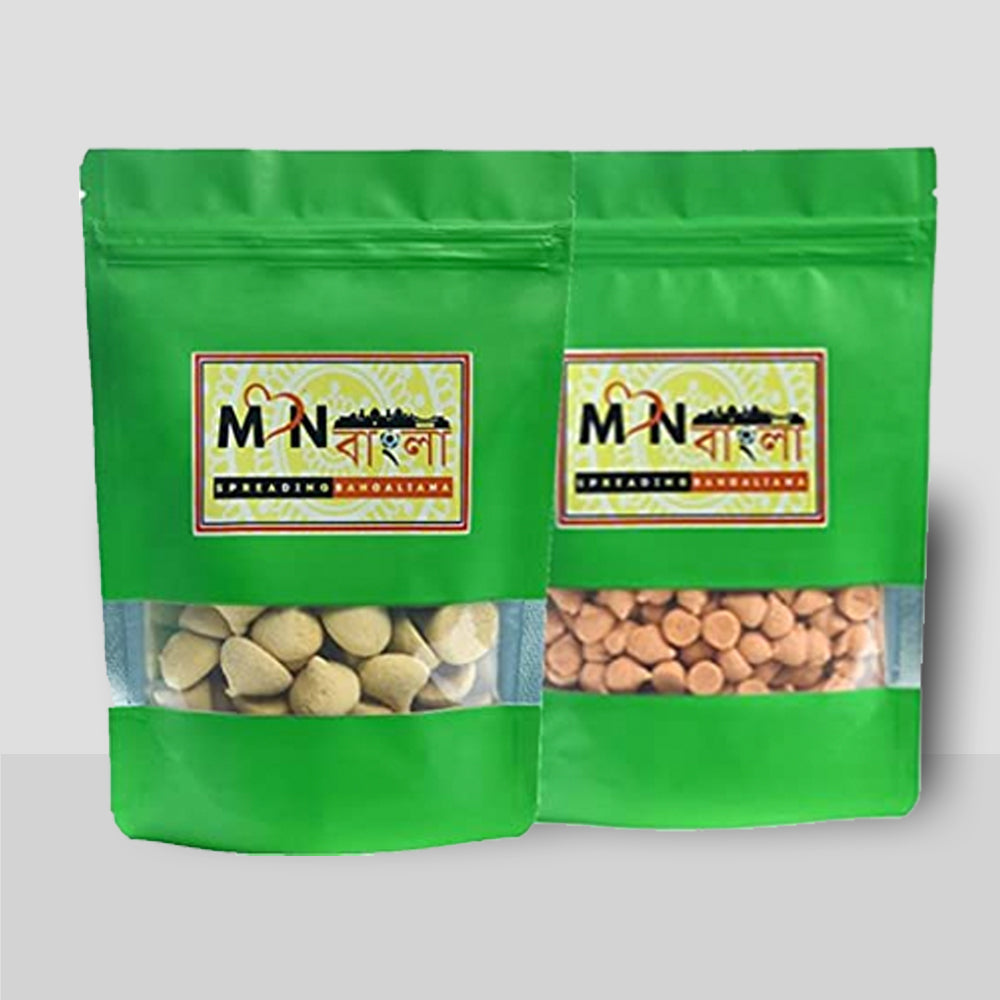 MonBangla Special Bori Combo - Premium Urad bori (250 g)+ Masoor bori (250g)