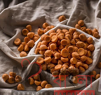 MonBangla Handmade Bori Combo (Urad/Posto/Masoor/Matar Bori, 4 x 250gms)